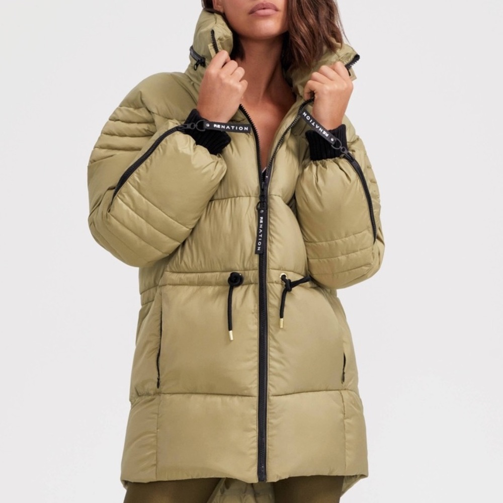 P.E Nation Full Court Jacket in Olive